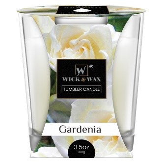 3.5oz  TUMBLER  CANDLE  GARDENIA-12