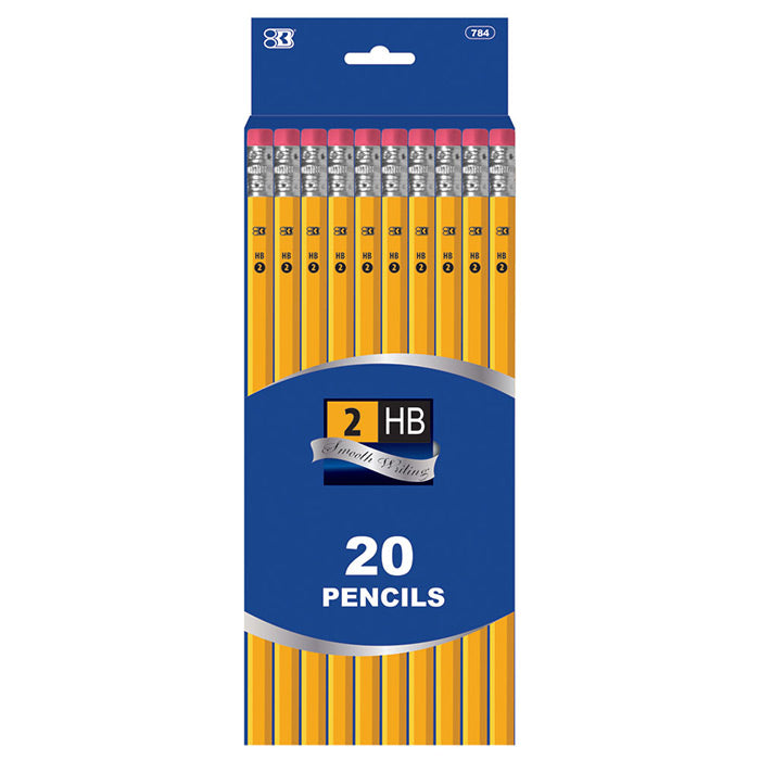 Yellow Pencil 20 Pack