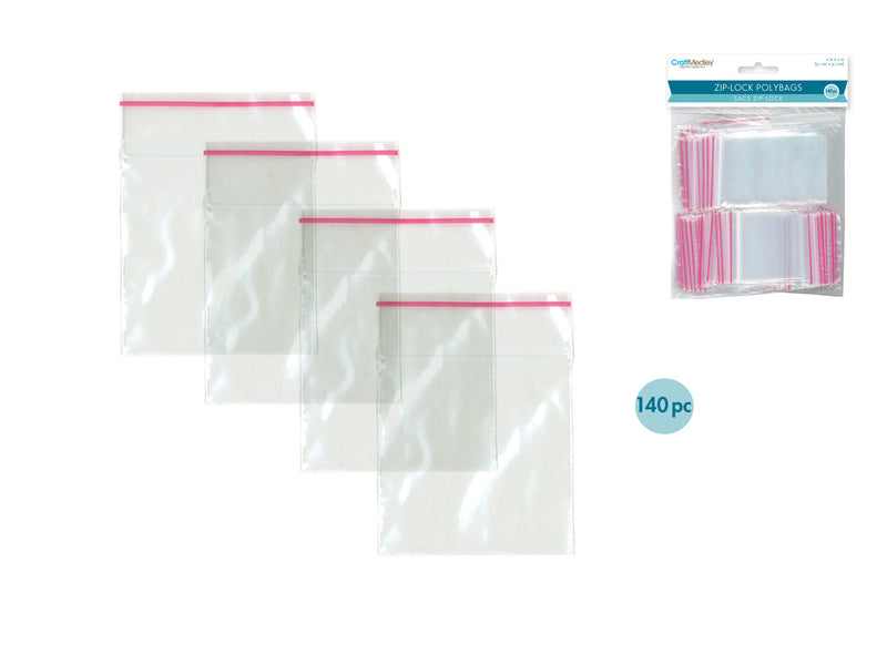 Zip Lock Polybags Extra Small 140 Pack