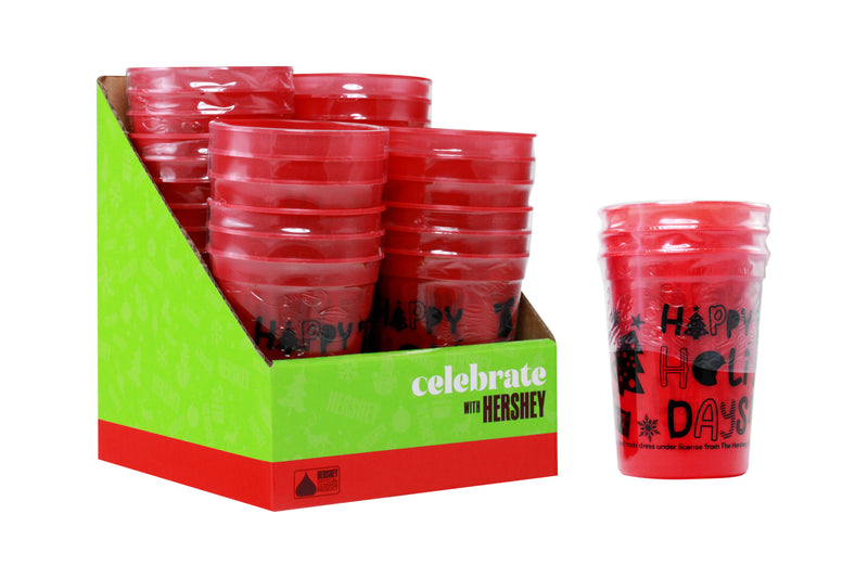 Hershey Christmas Plastic Cups