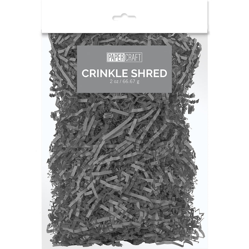 Silver Crinkle Paper Shred