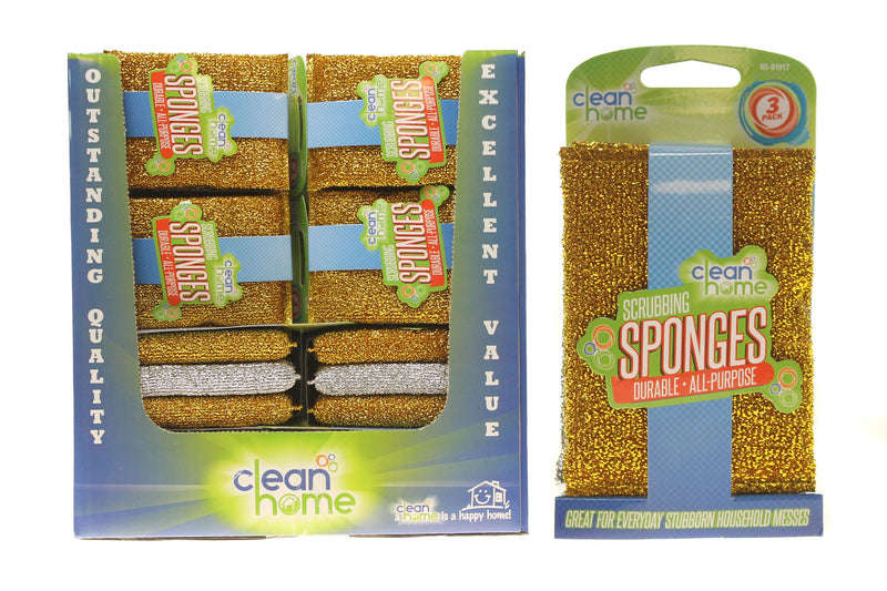 Scrubbing Sponges All Purpose 3 Pack