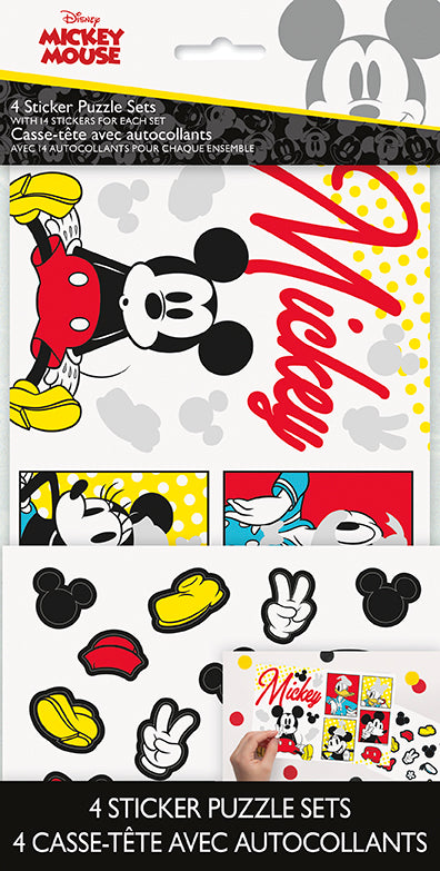 Mickey Mouse Activity Card With Stickers
