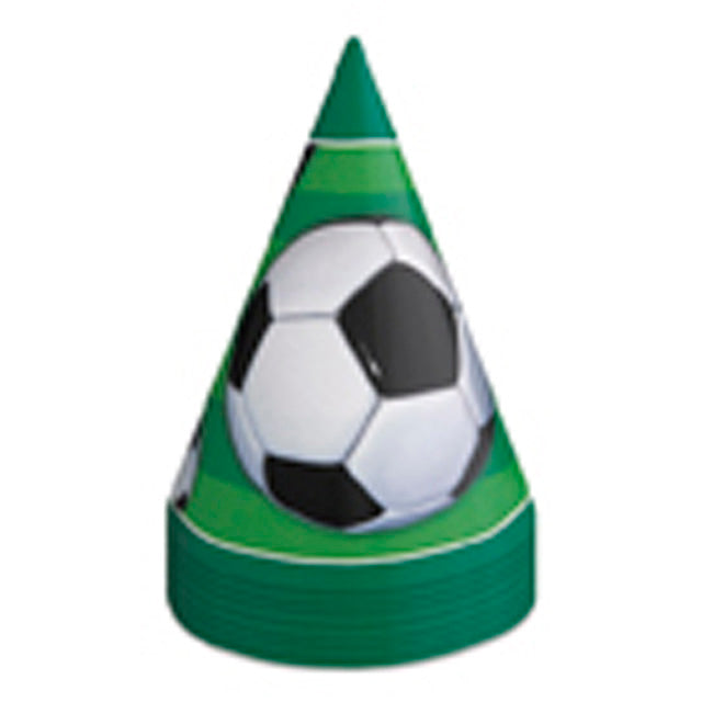 3D Soccer Party Hats