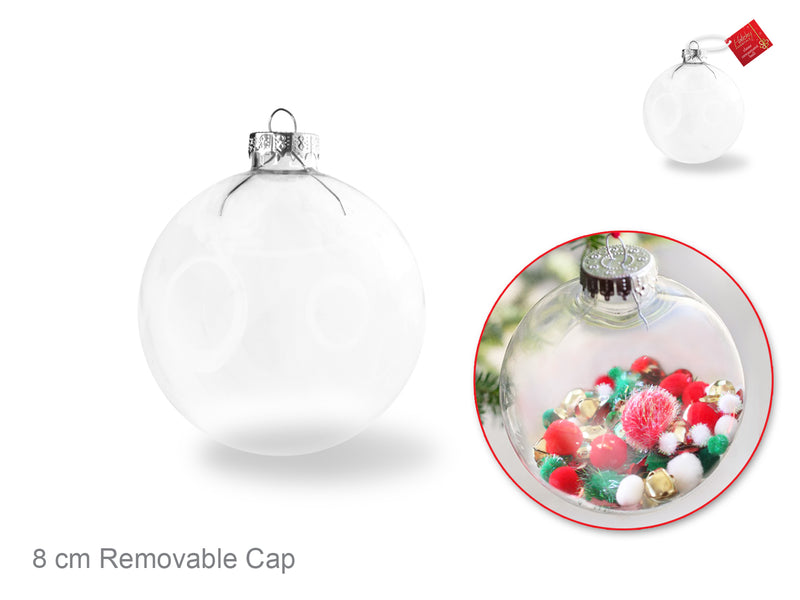 Seasonal Decor DIY Clear Ornament Glass Ball