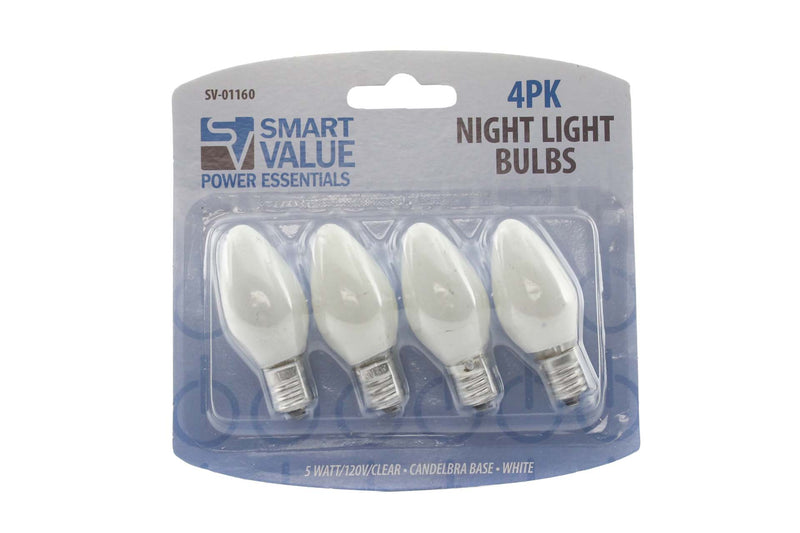 Light Bulb White Light Night 4 Pack