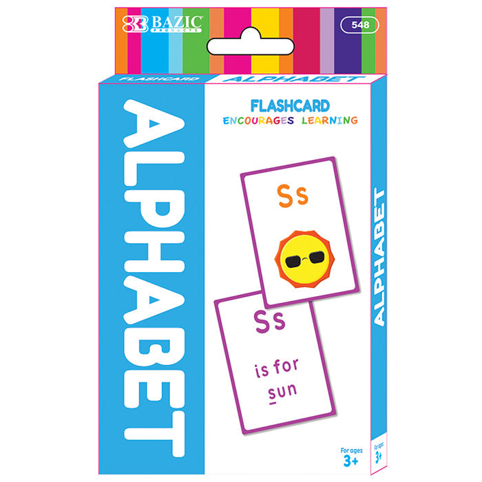 Bazic Alphabet Preschool Flash Cards