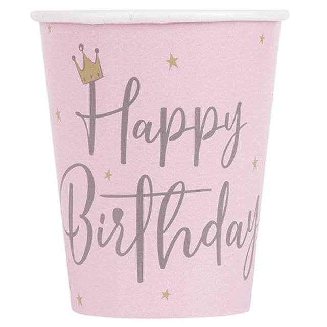 Swan Birthday Paper Cups