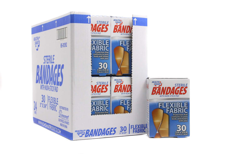 Fabric Bandages 30 Pack