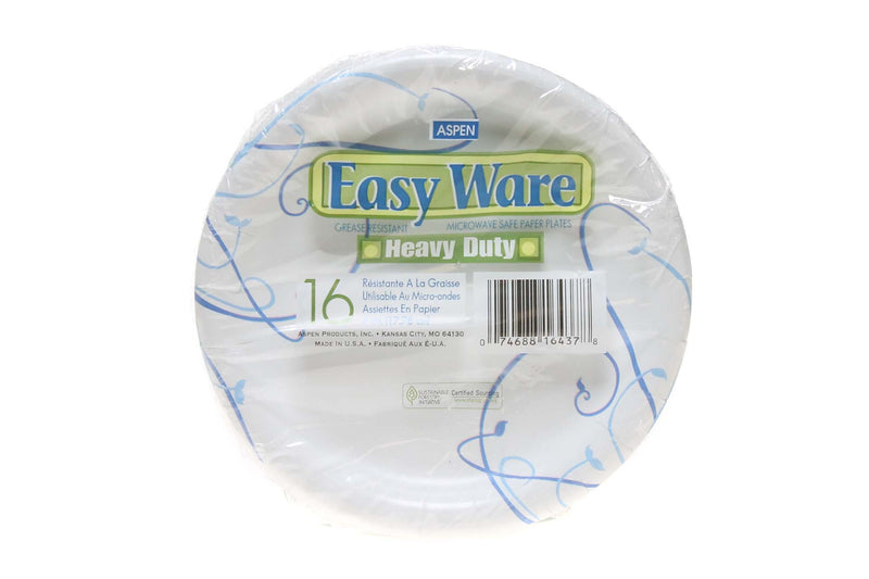 Paper Plate 7" Ew Aspen 16Pk