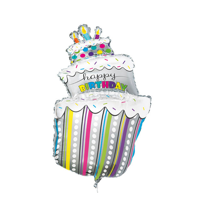 Birthday Cake Giant Foil Balloon