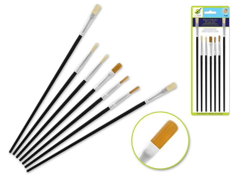 Artist Brush Set With Acrylic Handle