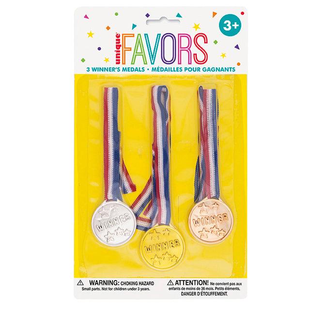 Gold Silver Bronze Winner Medals