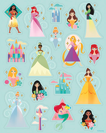 Princess Glitter Sticker Sheets