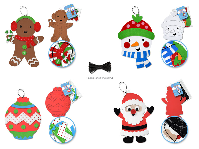 Seasonal Wonders: DIY Foam-Fun Large Ornament Kit Asst12eax4style