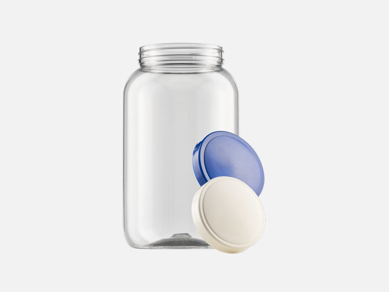 Transparent Plastic Jar