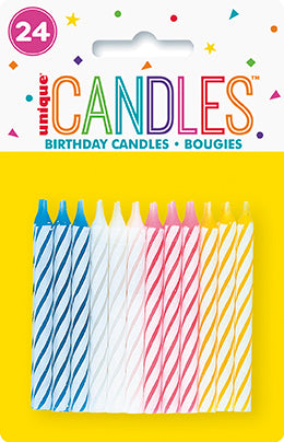 Spiral Birthday Candles