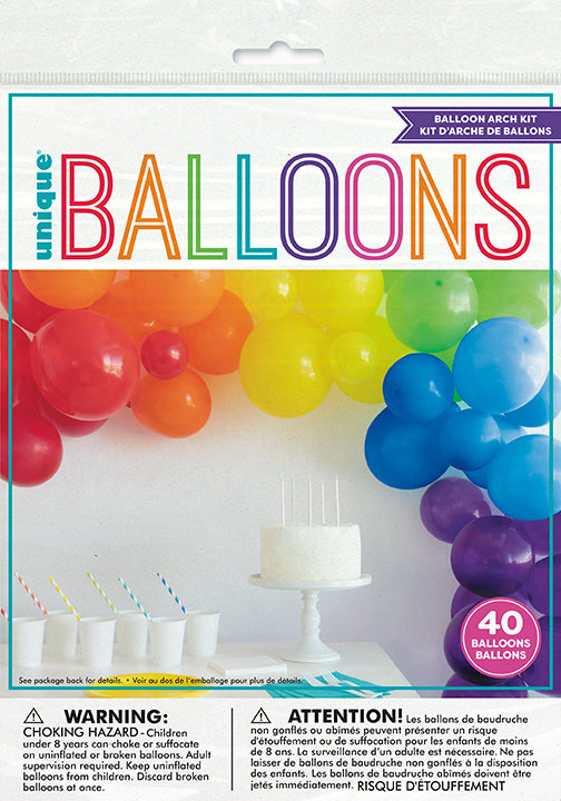 Rainbow Balloon Arch Kit