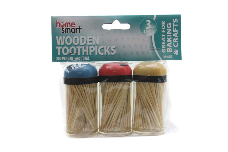Wooden Toothpicks 3 Pack