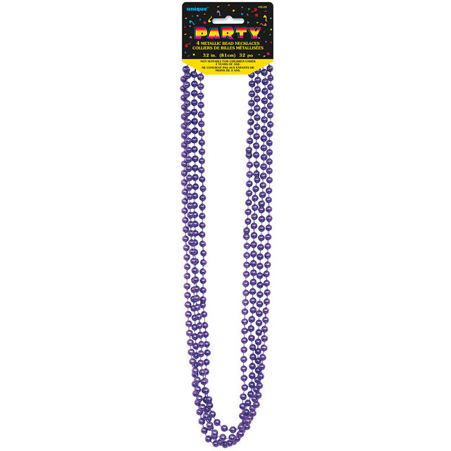 Purple Metallic Beads