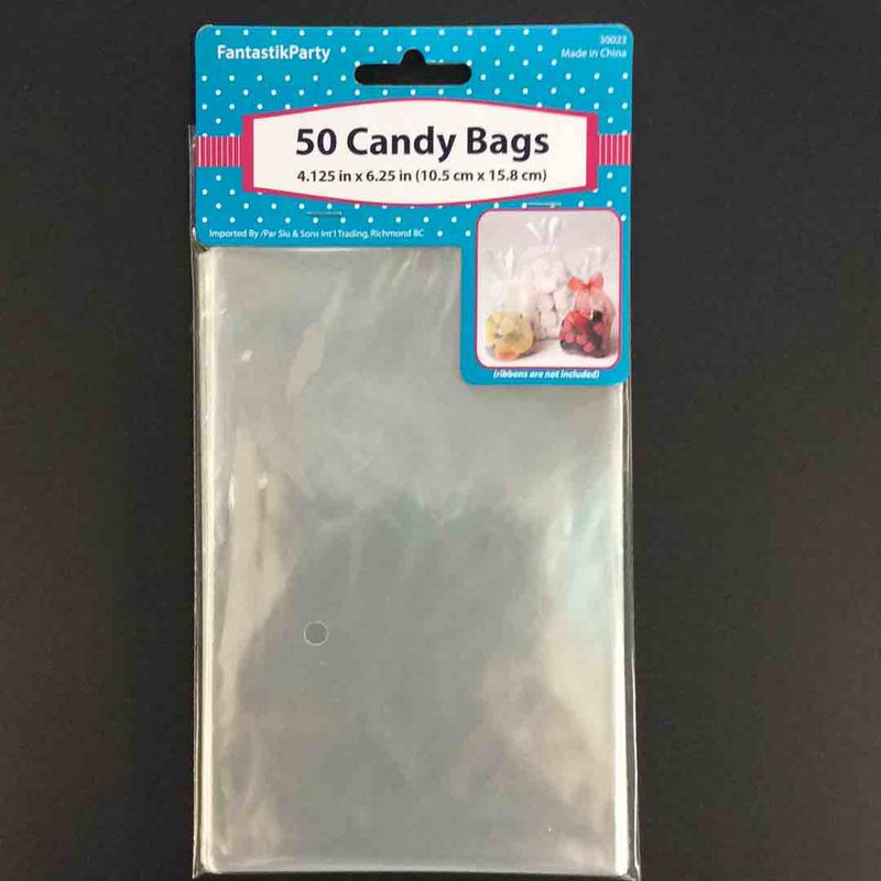 Clear Translucent Candy Bag