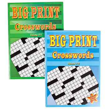 Big Print Crossword Puzzles