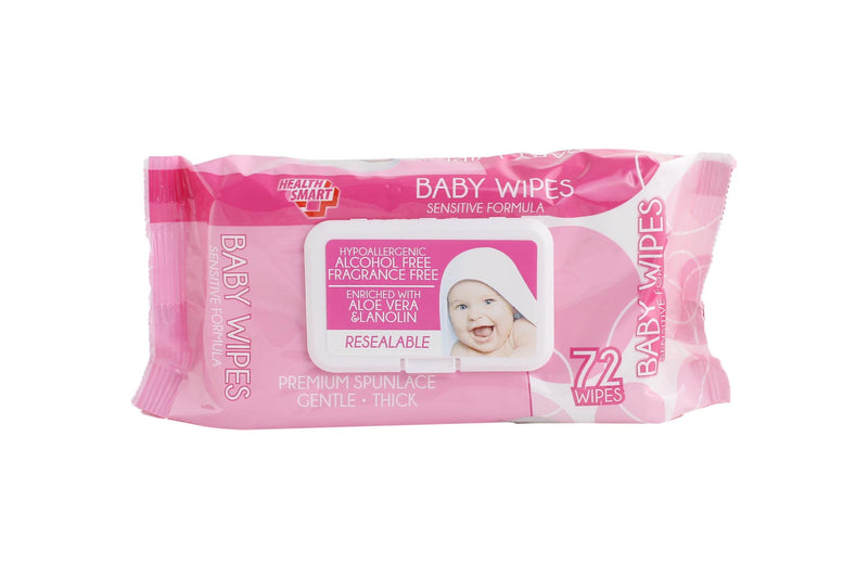 Baby Wipes With Pink Lid