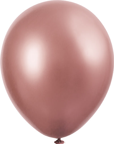 Rose Gold Latex Balloon 25 Pack