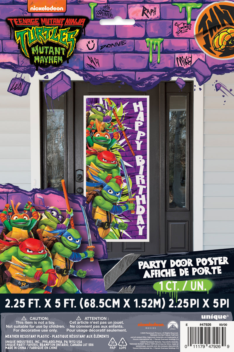 TMNT MTNT MYHM DOOR PSTR 27X60