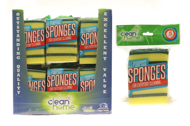 Scrub Sponges All Purpose 5 Pack