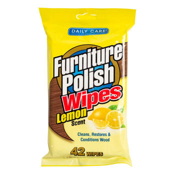 Furniture Polish Lemon Wipes
