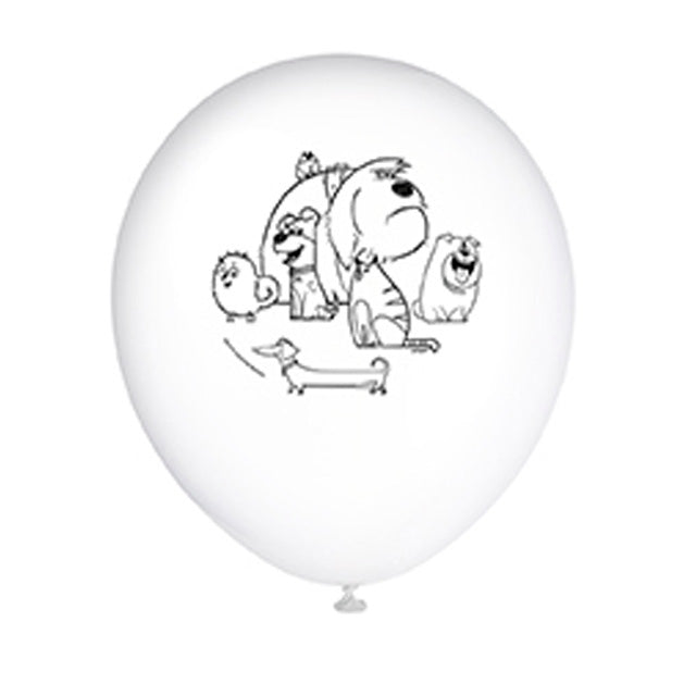 The Secret Life Of Pets Latex Printed 2 Sided Balloons