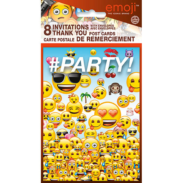 Emoji Invites 8 Pack