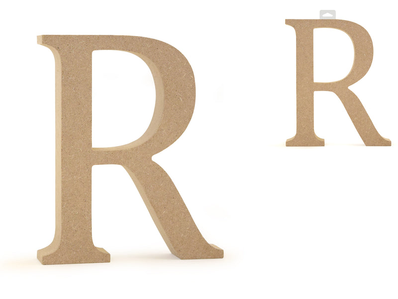 Wood Letters R