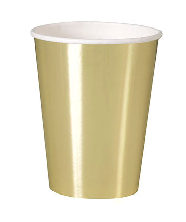 Gold Foil Paper Cups