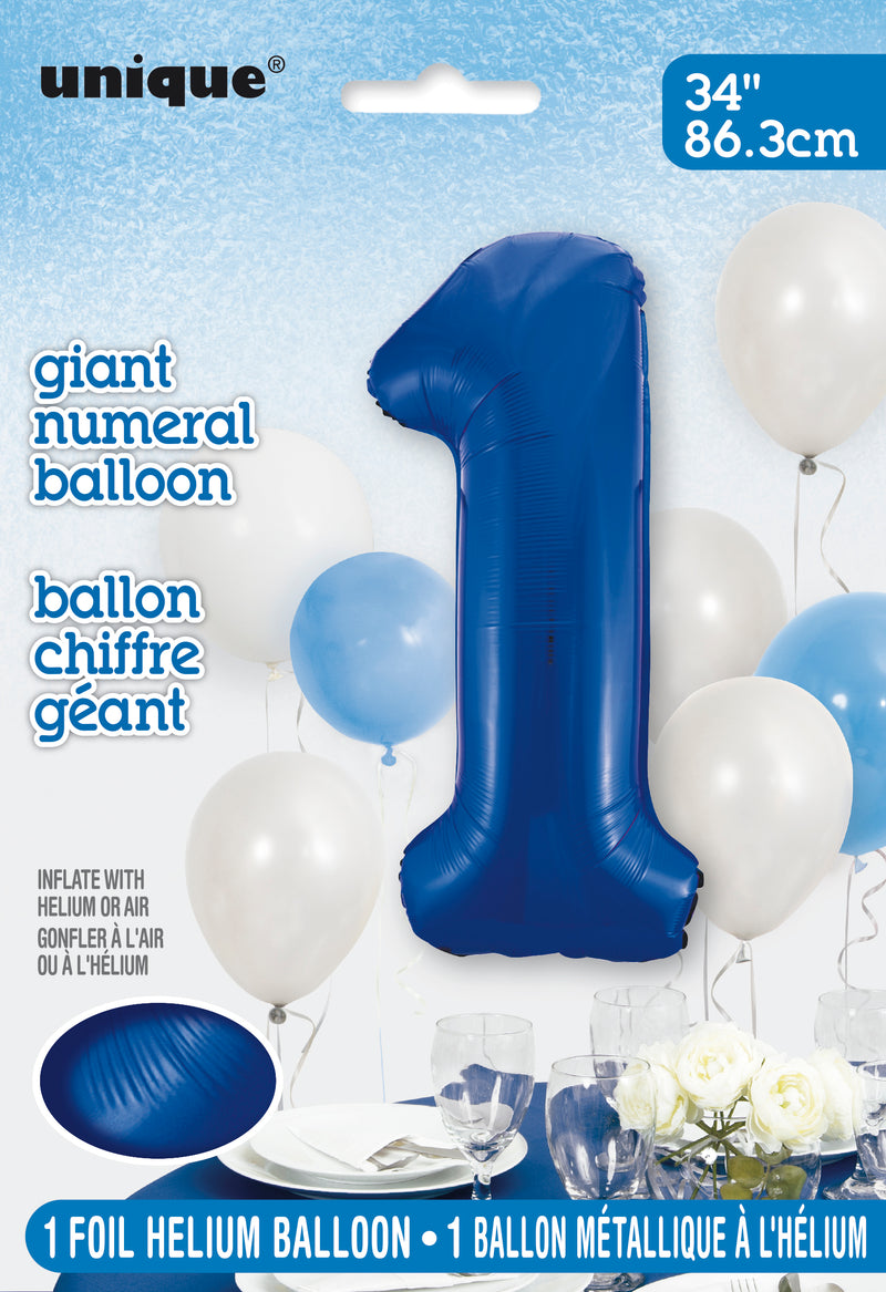 34" PKG BLUE FOIL BLLN-1