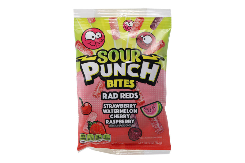 Sour Punch Rad Reds Bites