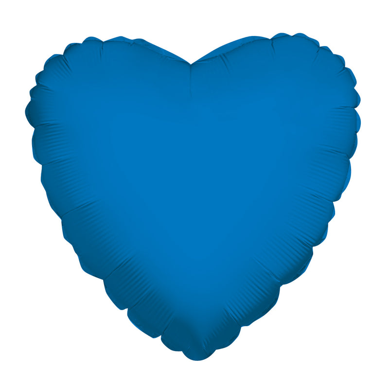Royal Blue Heart Foil Balloon