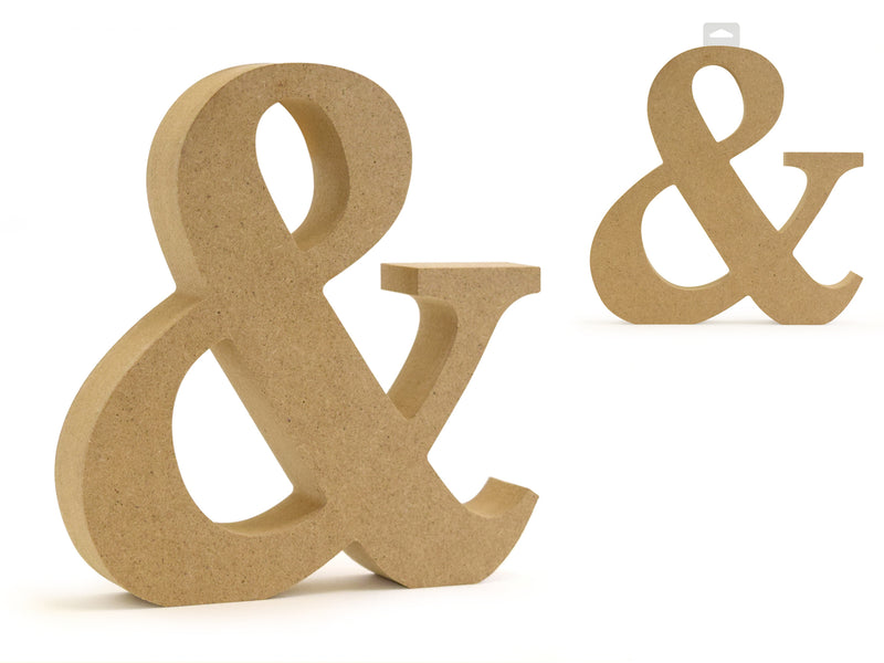 Wood Number Ampersand