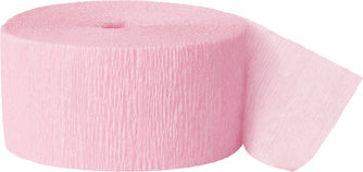 Pastel Pink Crepe Streamer