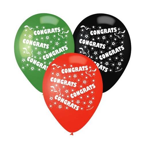 Congrats Printed Party Balloons