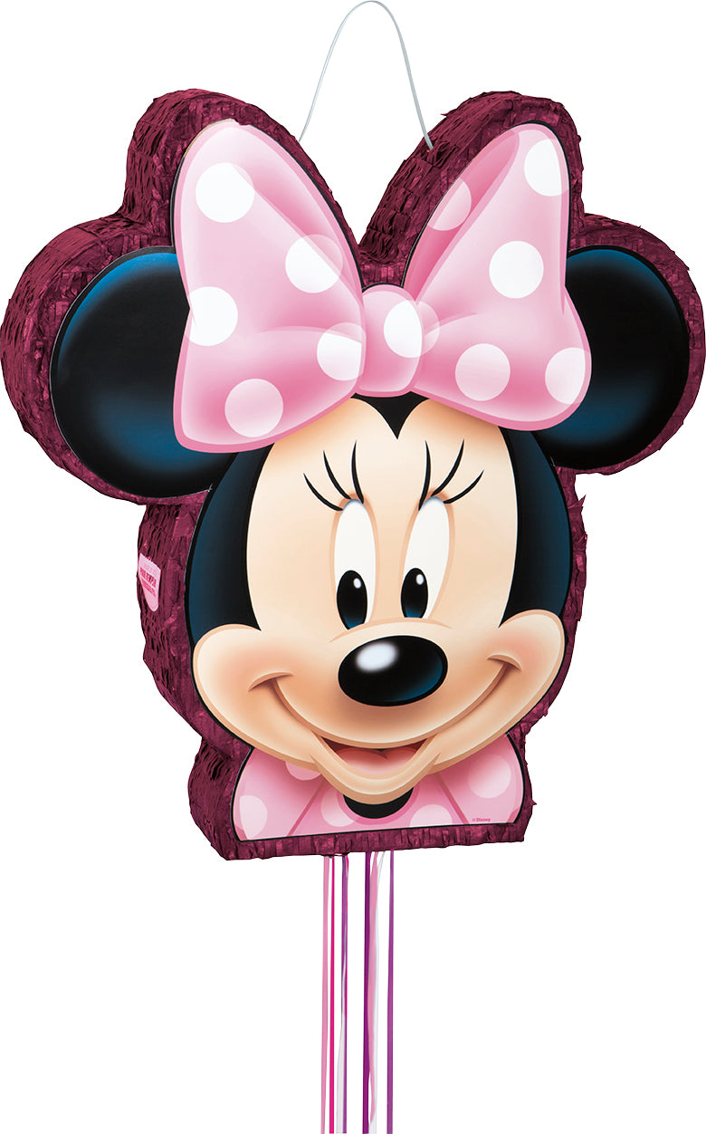 Minnie Mouse Shaped Pull Pinata