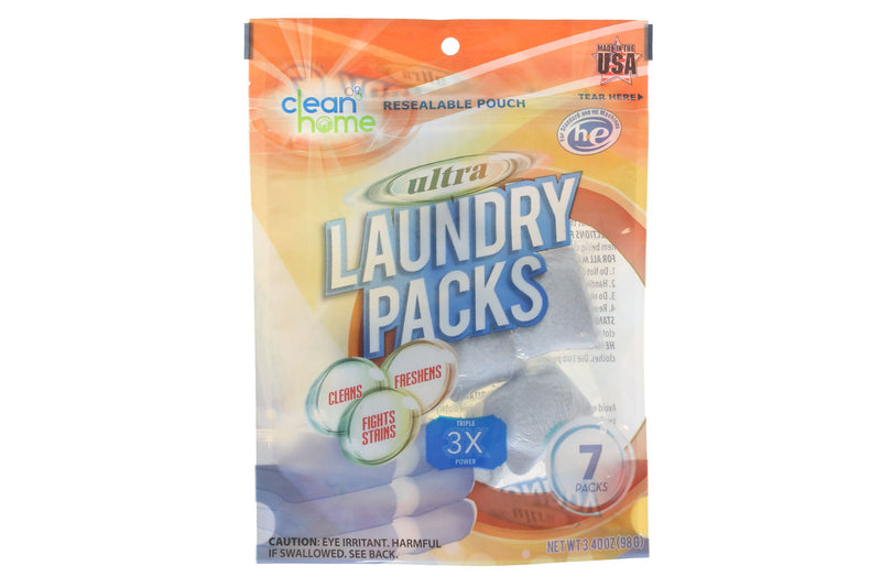 Laundry Powder Packs 7 Pack