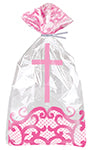 Fancy Pink Cross Cello Bags