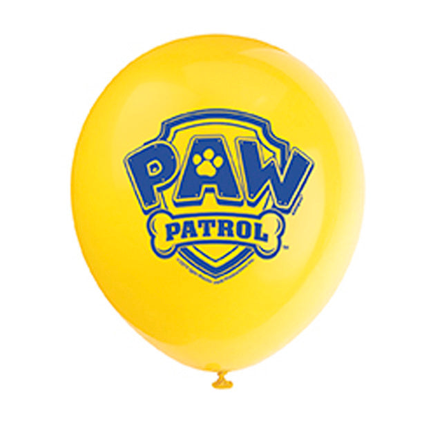 Paw Patrol Latex Printed 2 Sided Balloons