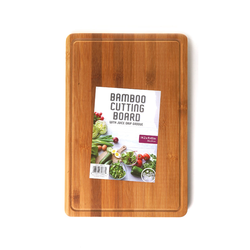 Bamboo Cutting Board With Groove