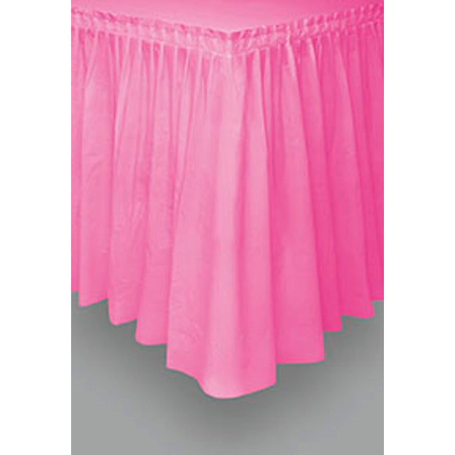 Hot Pink Table Skirt