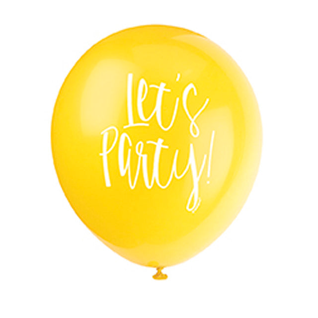 Lets Party Latex Balloons