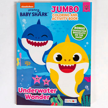 Coloring Book Baby Shark Underwater Wonder