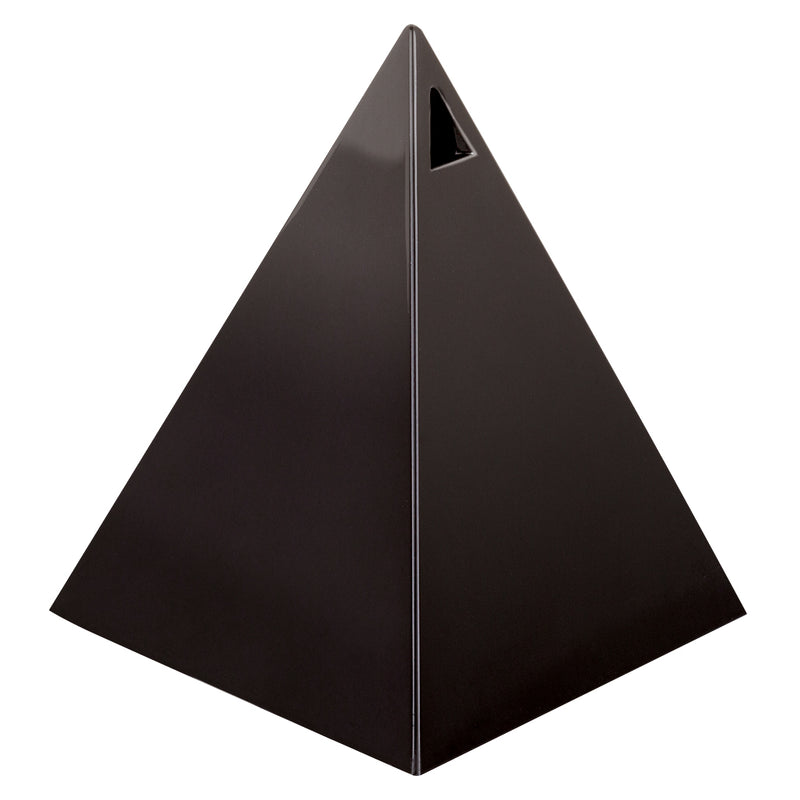 Metallic Black Pyramid Balloon Weight